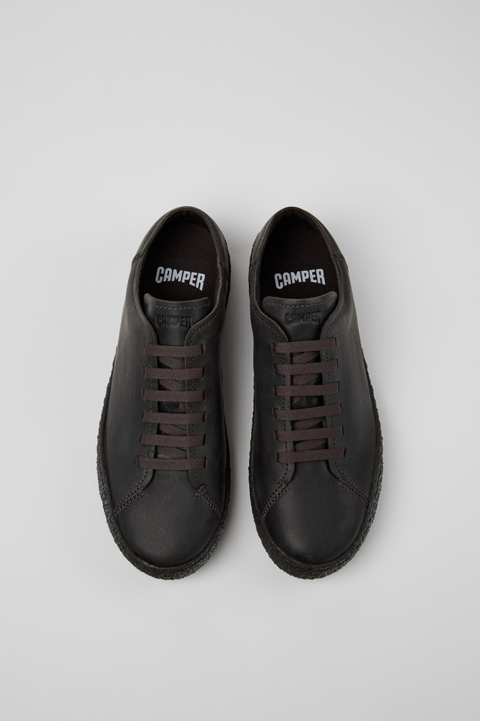 Peu Terreno Gray Nubuck Shoes for Men.