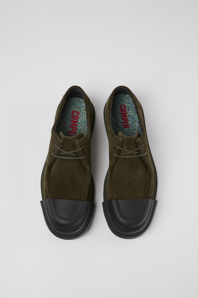 Junction Green Nubuck Wallabee for Men