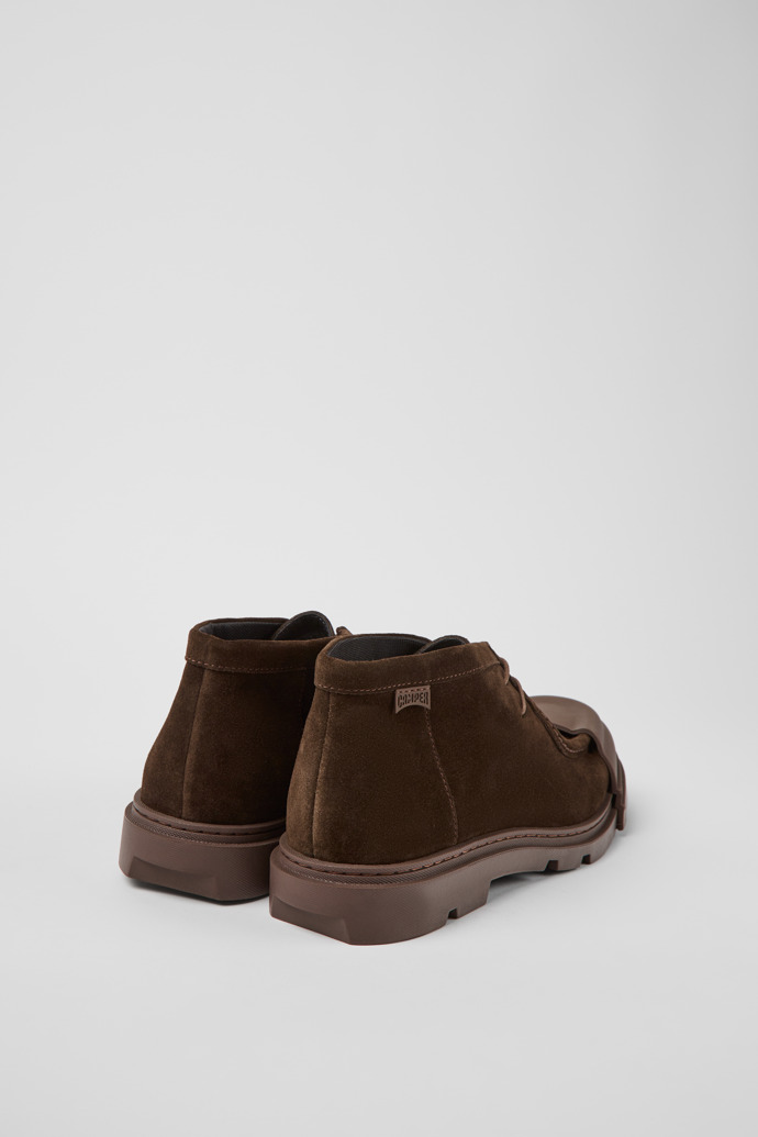 Junction Brown nubuck shoes for men