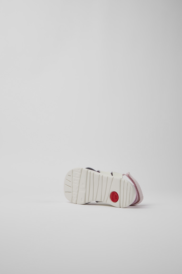 Oruga White leather sandals for kids