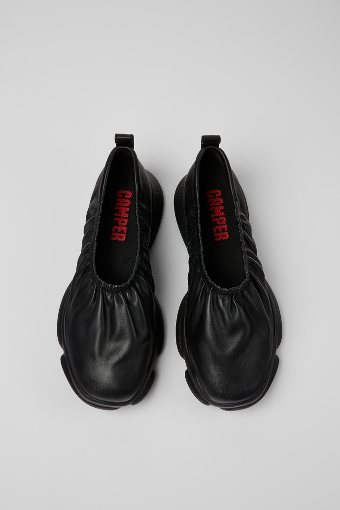 Karst Black Leather Shoes for Men.