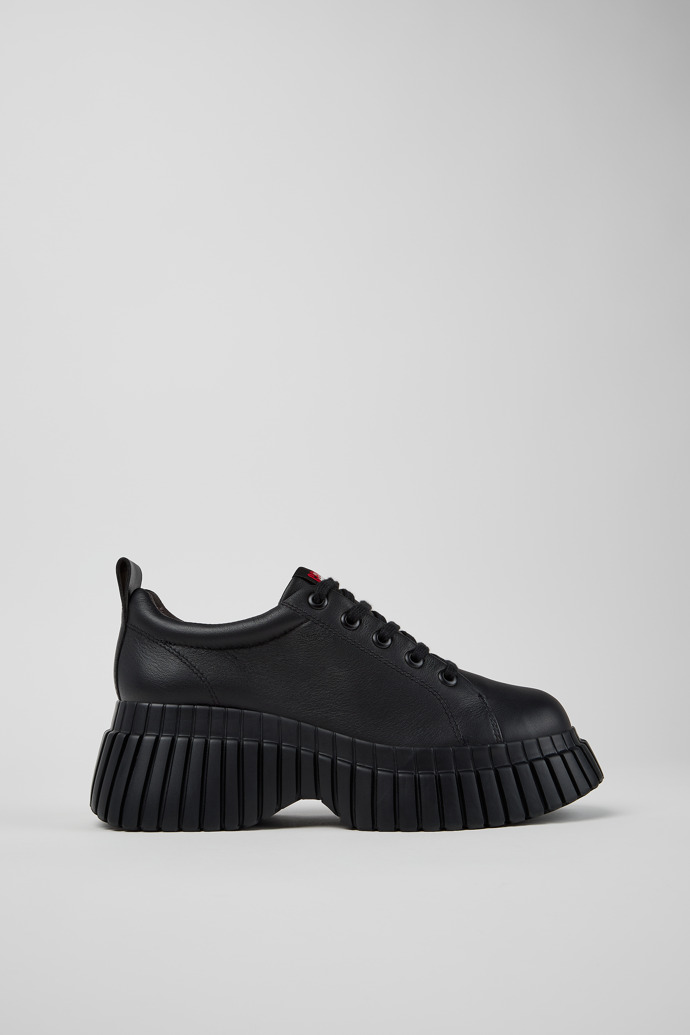 Pix BCN Black Leather Shoes for Women.