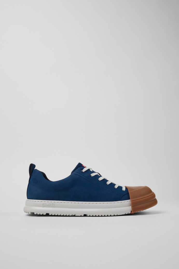 Junction Runner Blue Nubuck Sneakers for Men.