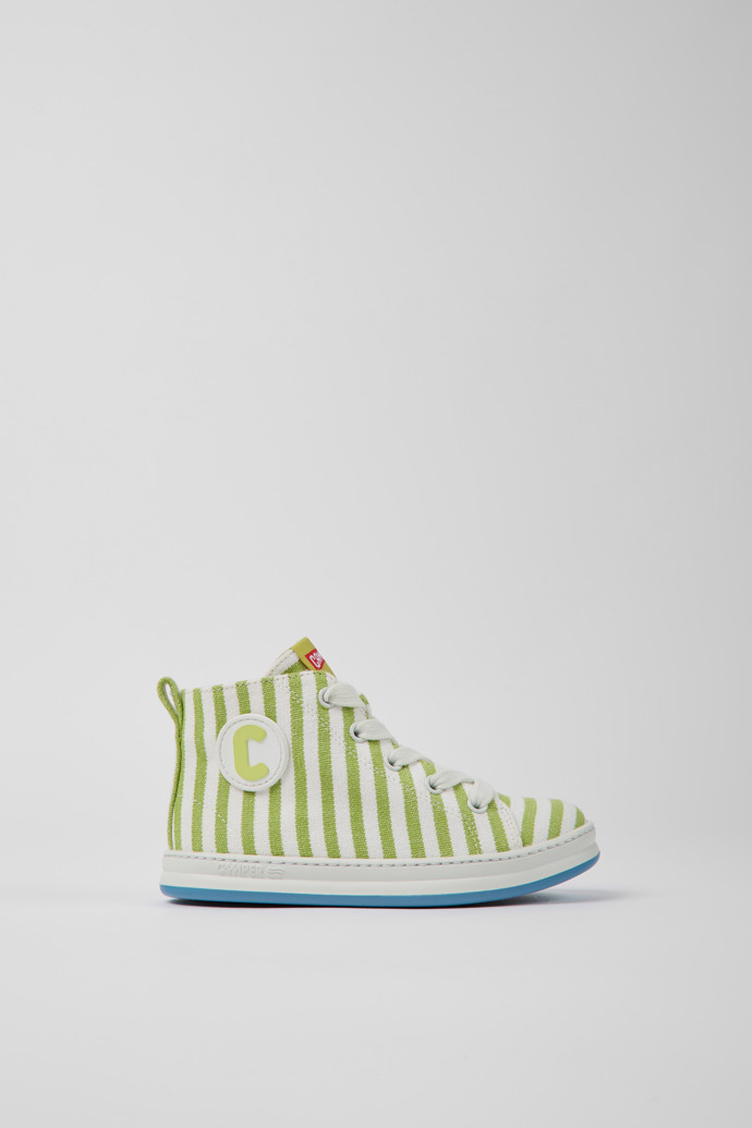 Runner Green and white textile sneakers for kids