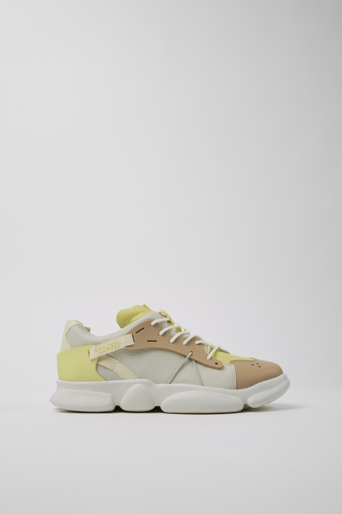 Twins Multicolor Textile and Leather Women's Sneakers.