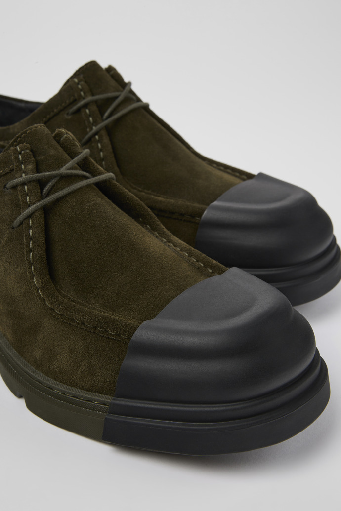 Junction Green Nubuck Wallabee for Men