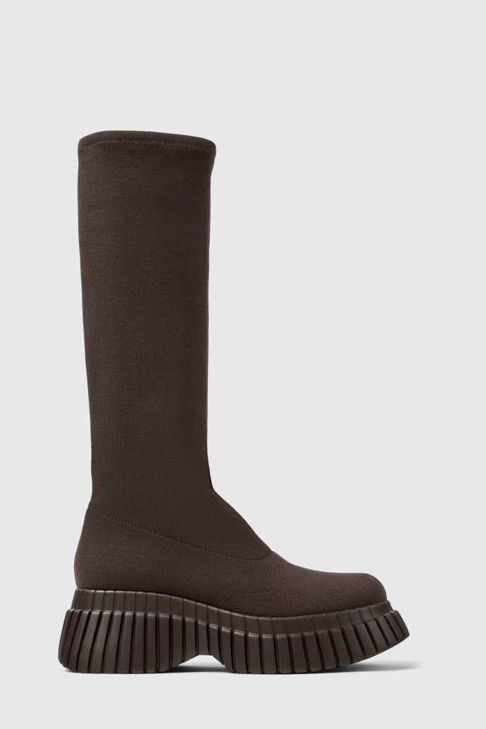 BCN TENCEL® Brown textile boots for women