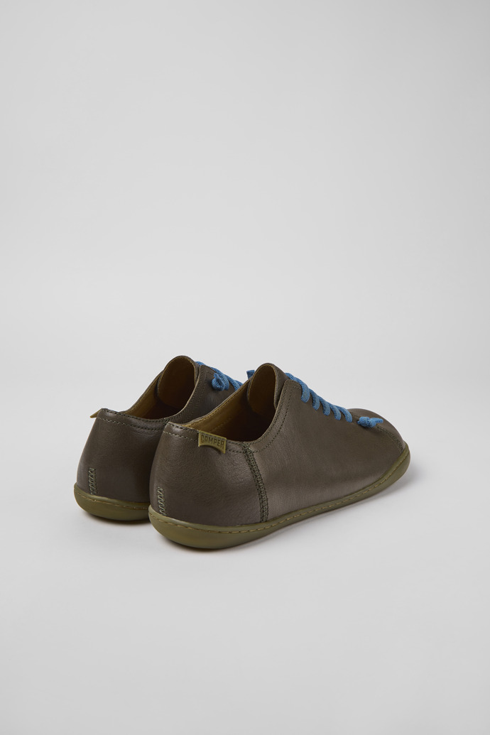 Peu Green leather shoes for men
