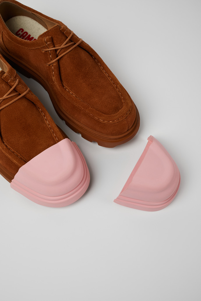 Junction Brown Nubuck Shoes for Women.