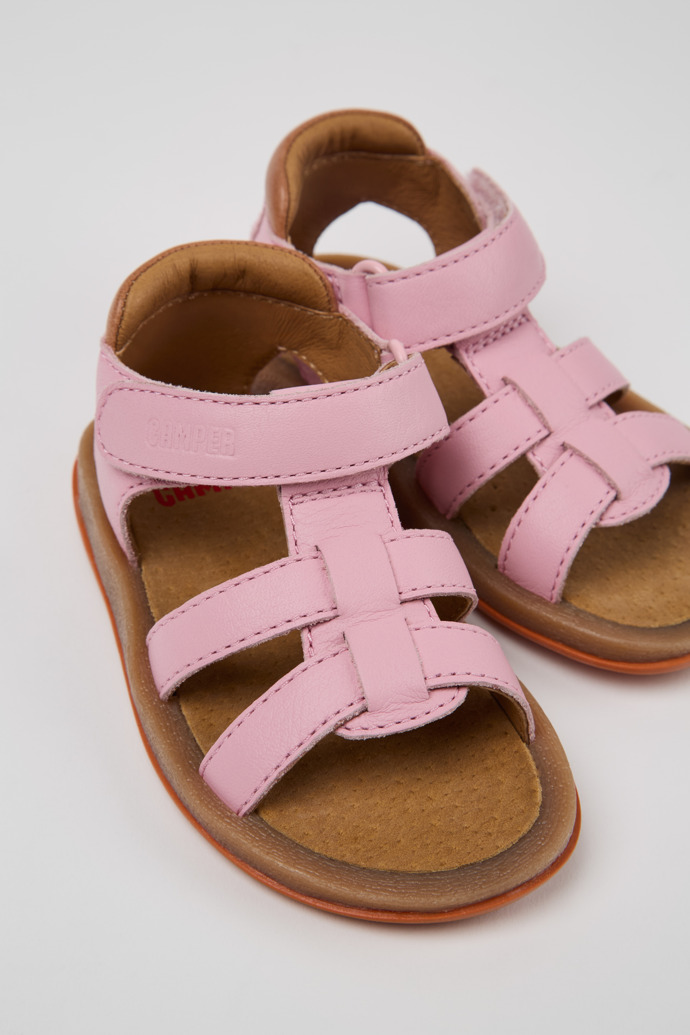 Bicho Multicolor Leather Sandals for Kids.