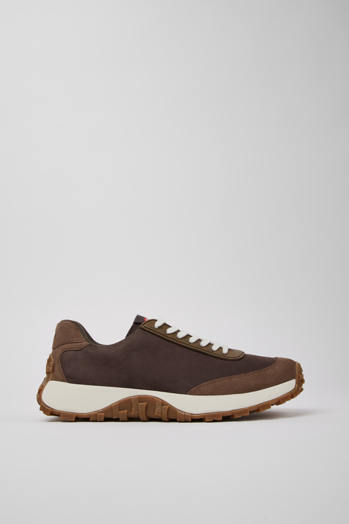 Drift Trail Brown Nubuck Sneakers for Men.