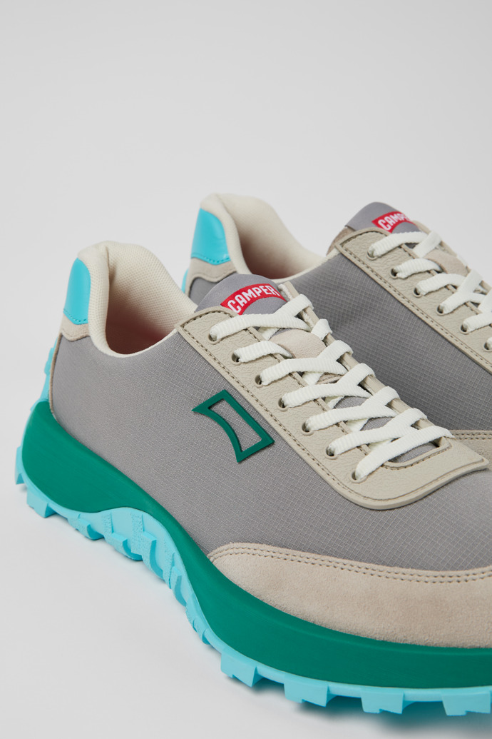 Drift Trail VIBRAM Multicolor Recycled PET and Nubuck Sneakers for Men.