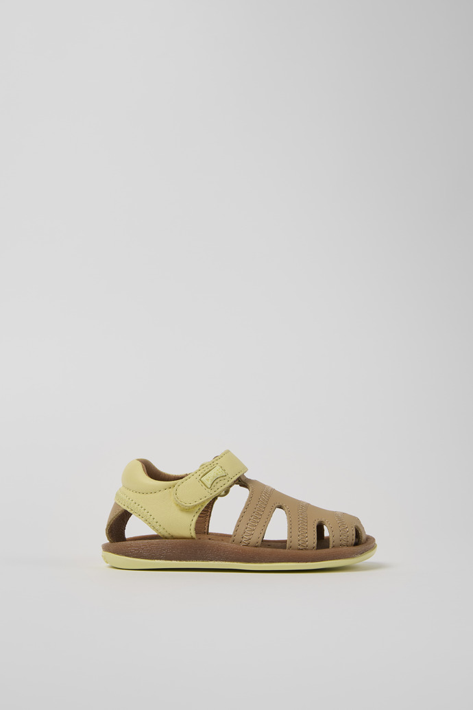Twins Multicolor Leather Closed Sandal for Kids.