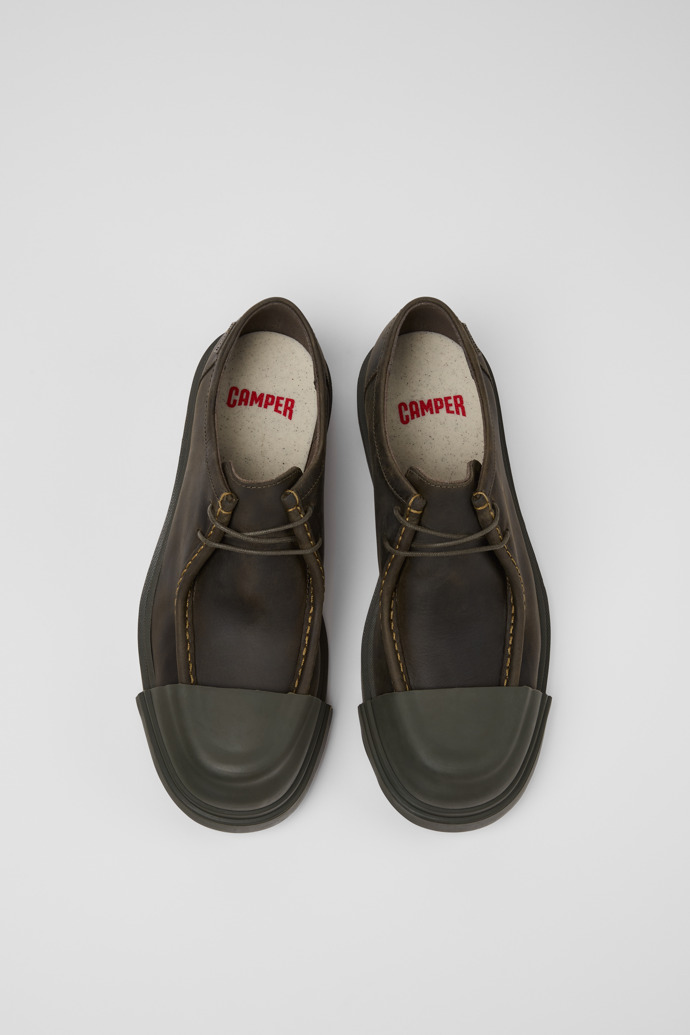 Junction Green Regenerative Leather Shoes for Men.