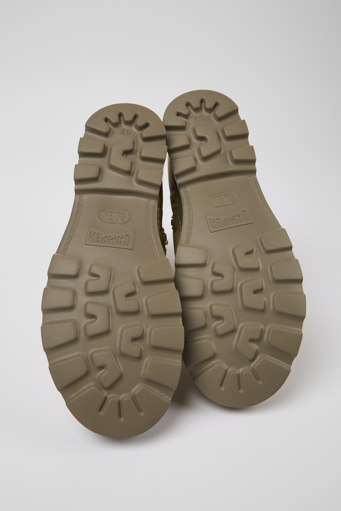 Brutus Beige textile and nubuck ankle boots for women