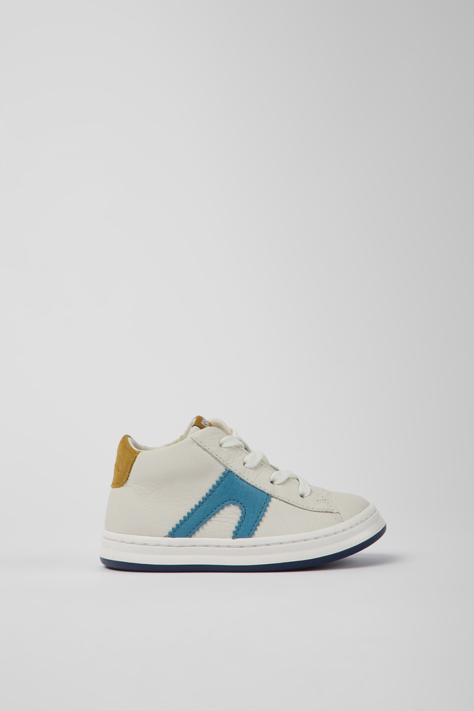 Twins White leather sneakers for kids