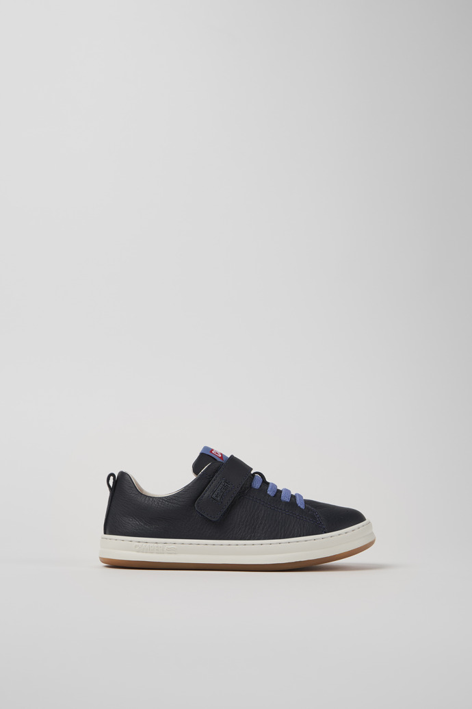 Runner Blue Leather Kids' Sneakers.