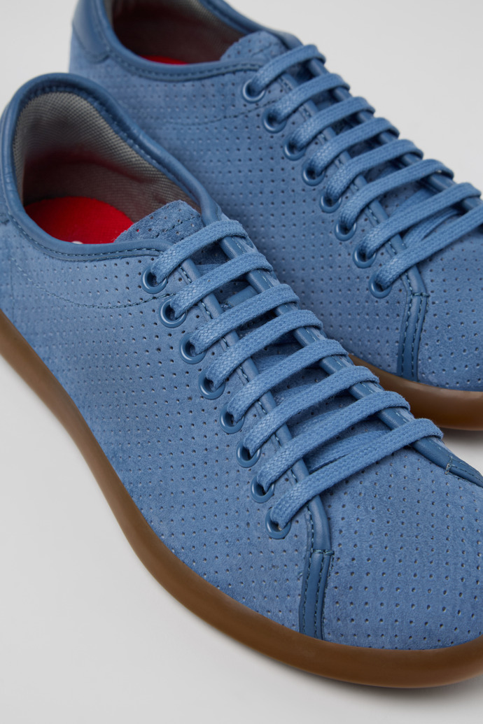 Pelotas Soller Blue Nubuck Sneakers for Women.
