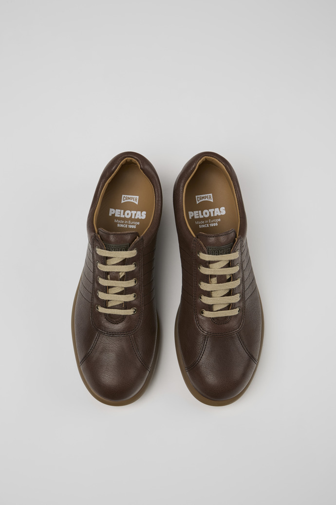 Pelotas Brown Leather Shoes for Women.