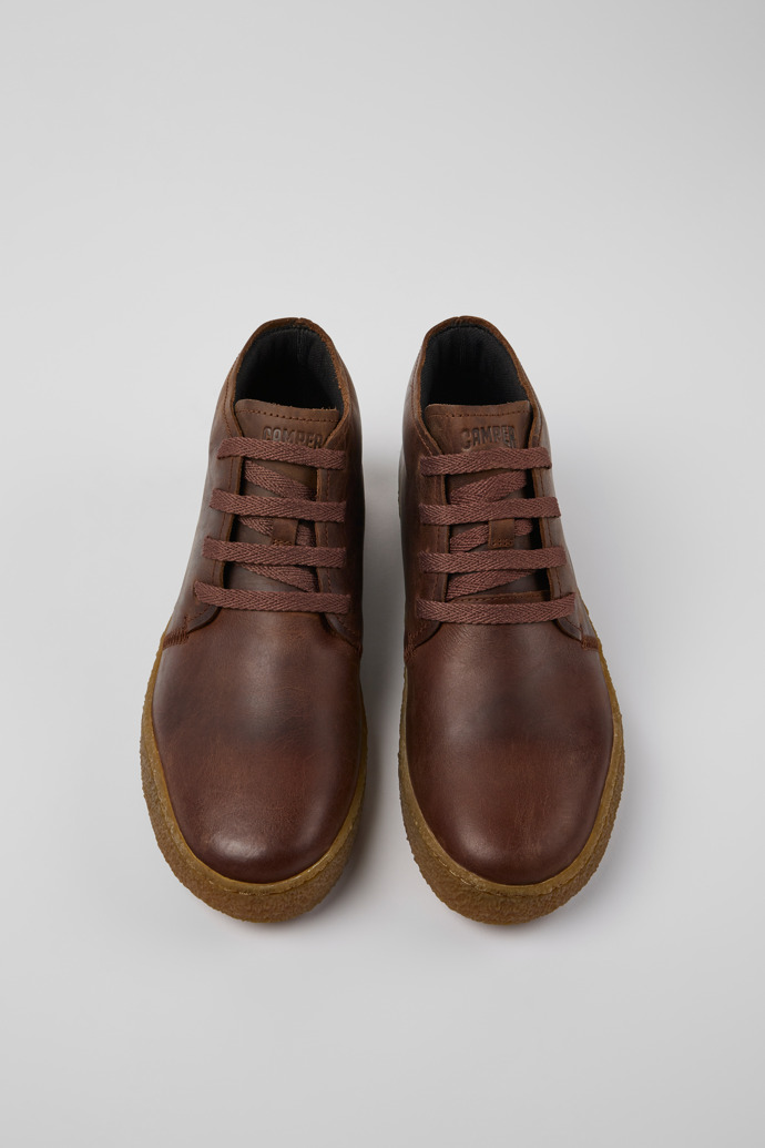 Peu Terreno Brown leather shoes for men