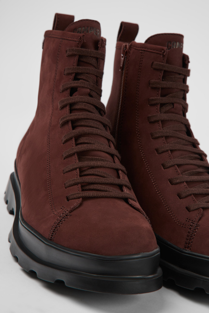 Brutus HYDROSHIELD® Burgundy medium lace boot for men