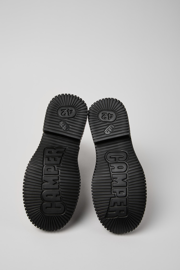 Pix Berlin Black Nubuck Mid Boots for Men.