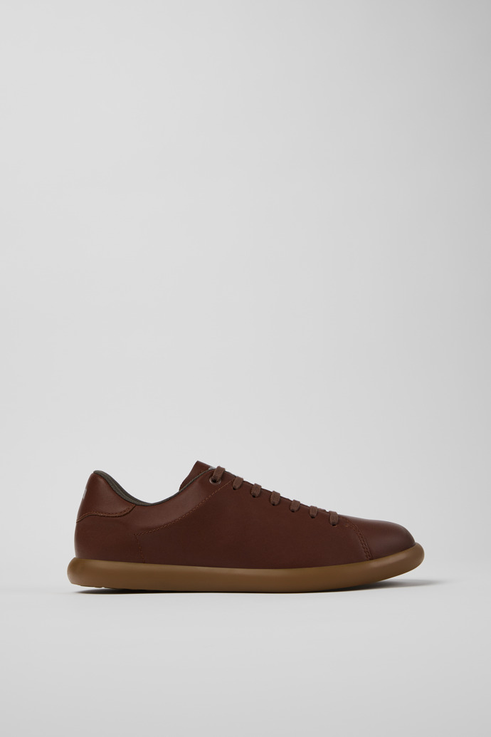 Pelotas Soller Brown Leather Sneakers for Men.