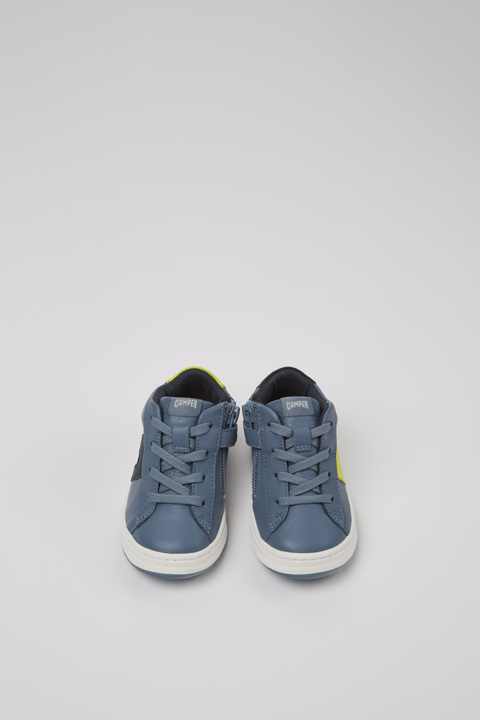 Twins Gray leather sneakers for kids