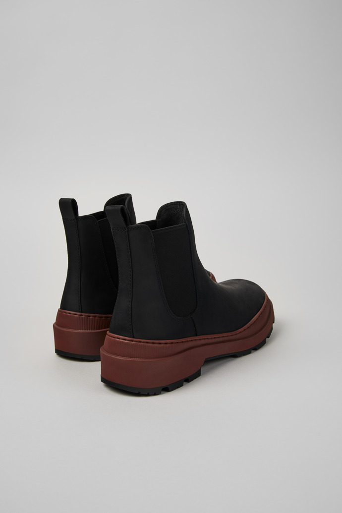 Brutus Trek MICHELIN Black nubuck ankle boots for men