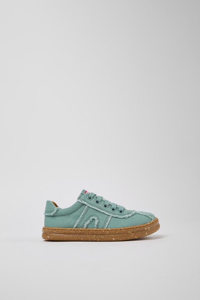 Runner Green Recycled Cotton Sneakers for Kids.