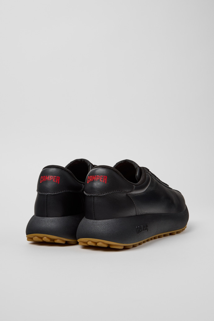 Pelotas Athens Black Leather Sneaker for Women.