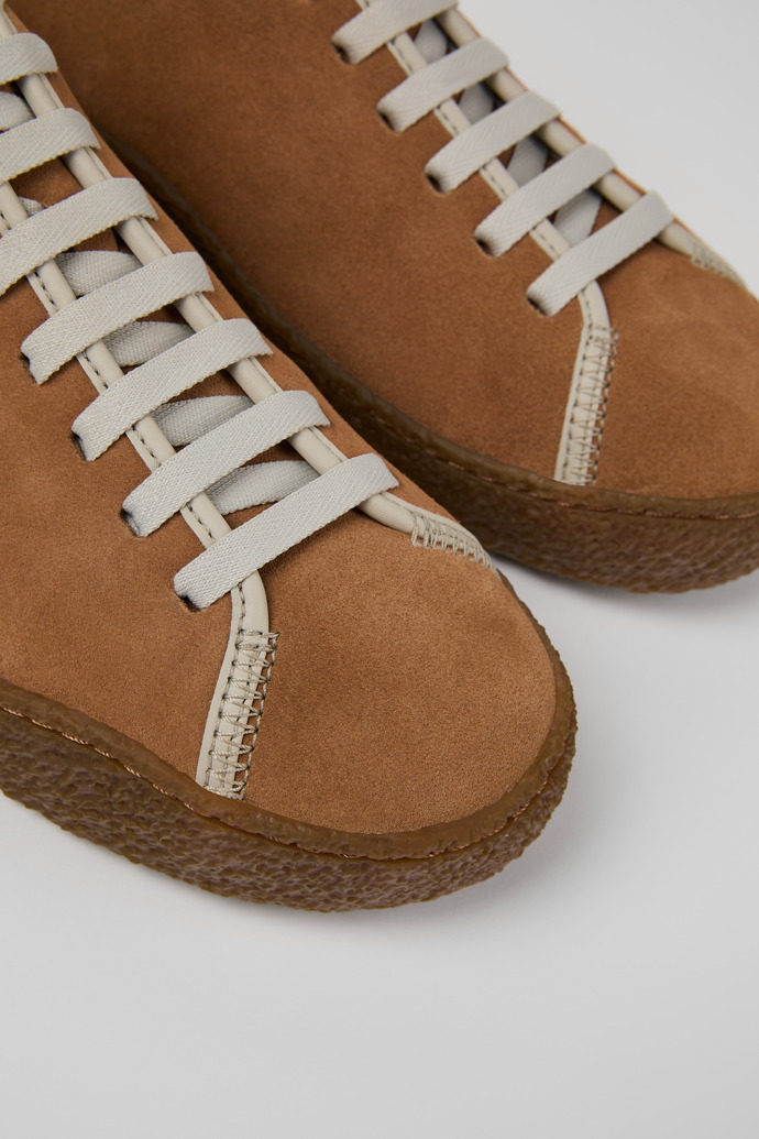 Peu Terreno Multicolor Suede and Leather Shoes for Men.