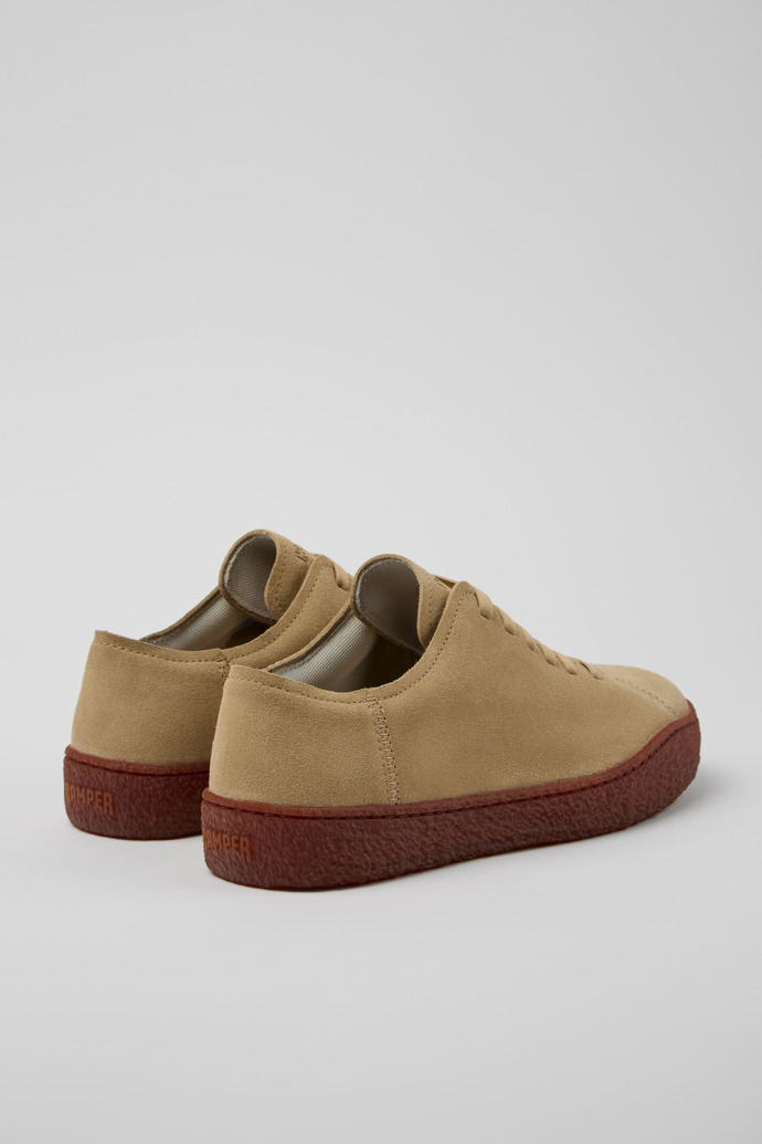 Peu Terreno Beige Nubuck Shoes for Men.