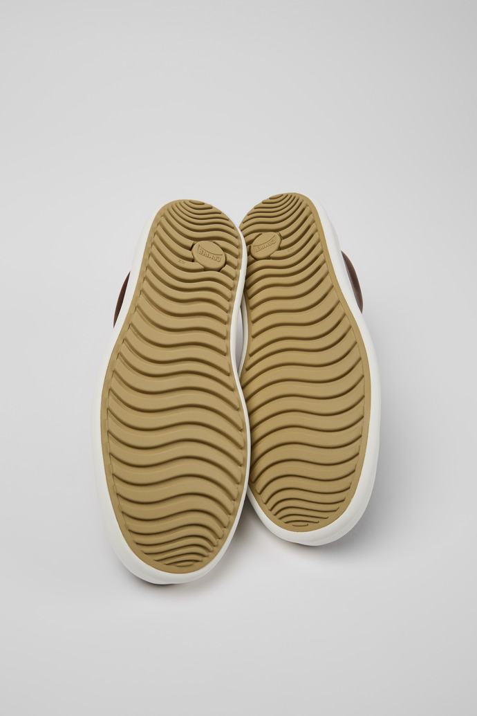 Chasis Sport Brown Leather Shoes for Men.