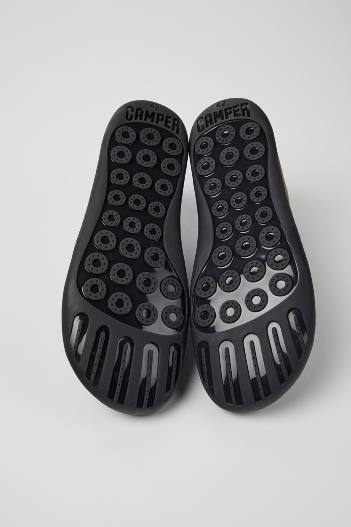 Peu Black Chrome-Free Leather Ankle Boots for Men.