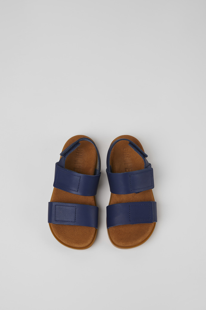 Brutus Sandal Navy blue leather sandals for kids