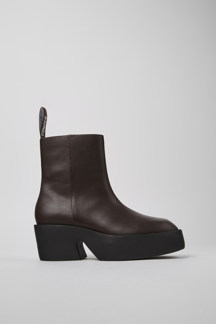 Billie Brown leather boots for women