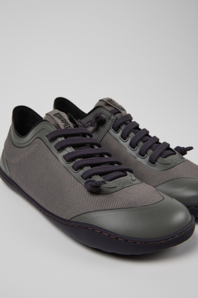 Peu Gray Textile Shoes for Women