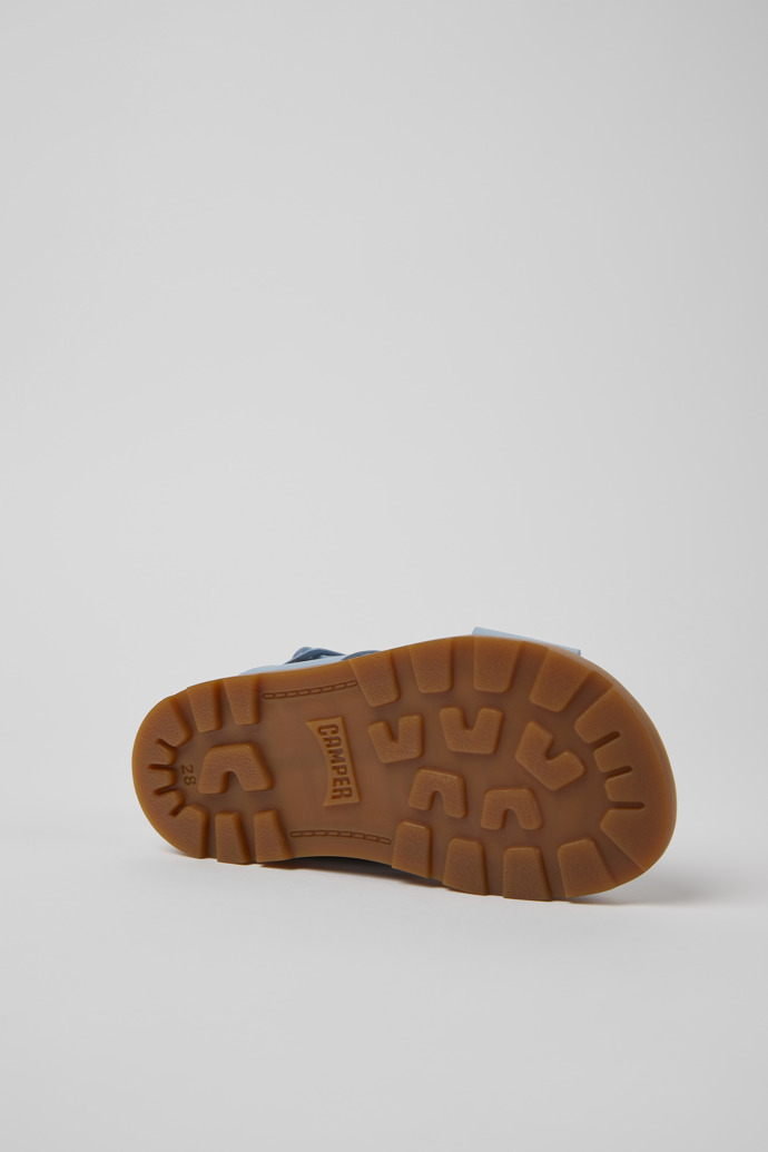 Brutus Sandal Blue leather sandals for kids