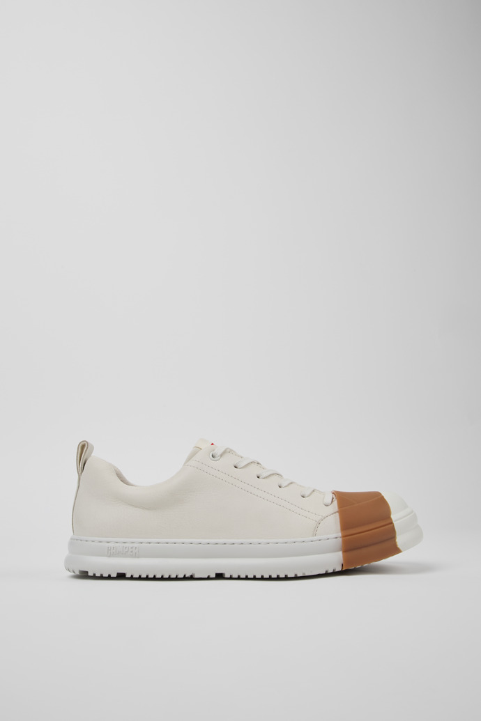 Junction Runner White Leather Men's Sneakers.