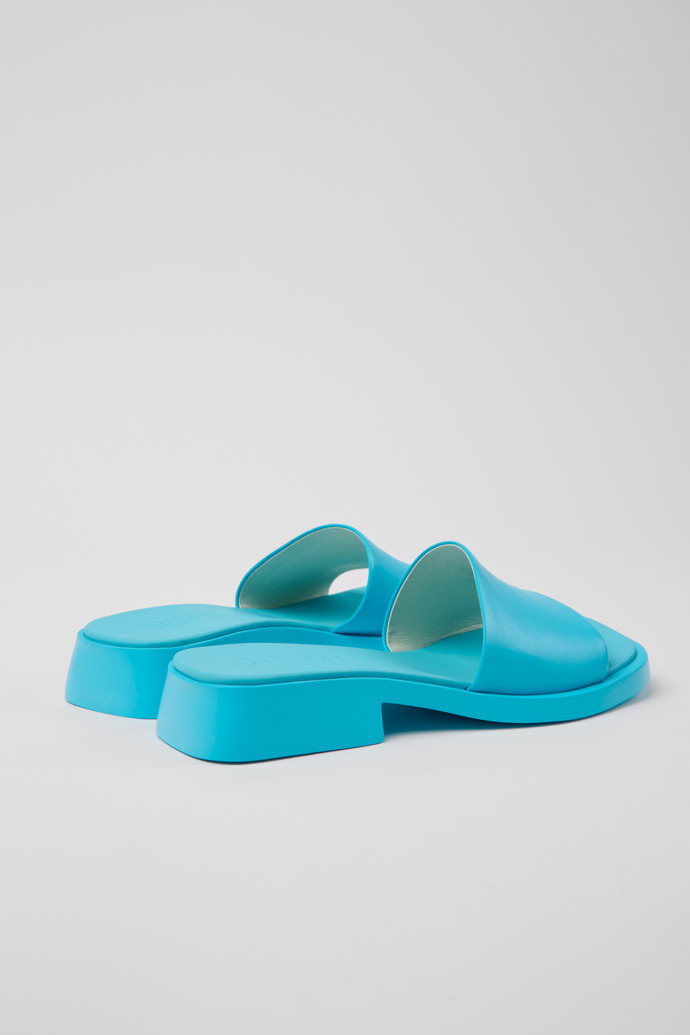 Dana Blue Leather Sandals for Women.