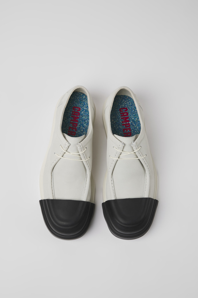 Junction White non-dyed leather shoes for men