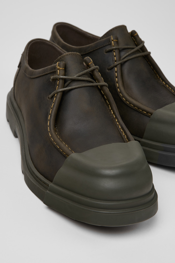 Junction Green Regenerative Leather Shoes for Men.