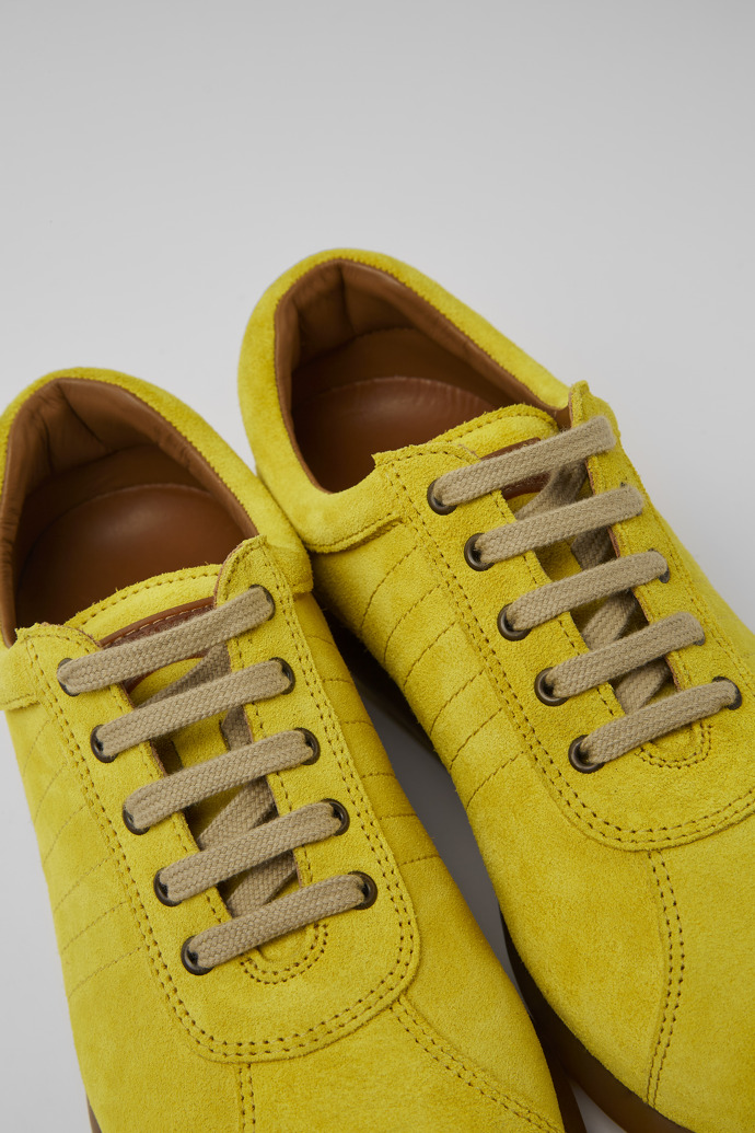 Pelotas Yellow nubuck sneakers for women