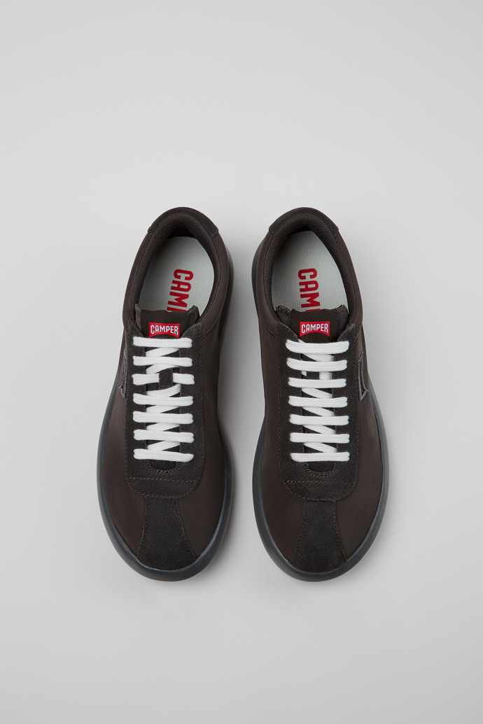 Pelotas XLite Gray Recycled PET and Nubuck Sneakers for Men.