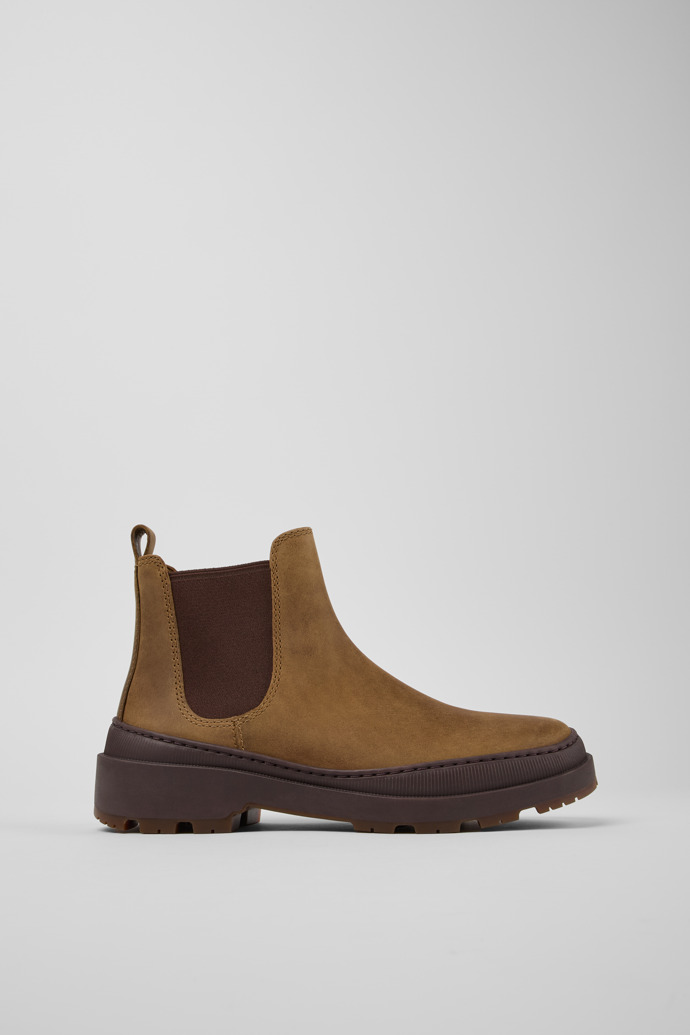 Brutus Trek MICHELIN Brown nubuck ankle boots for women