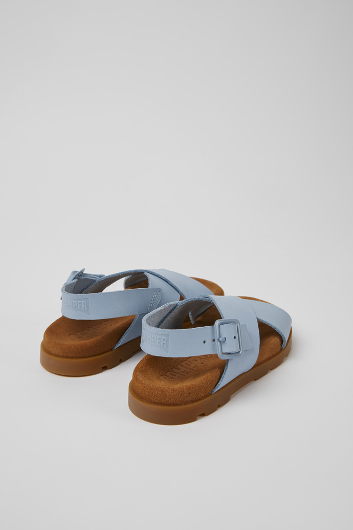Brutus Sandal Blue leather sandals for kids