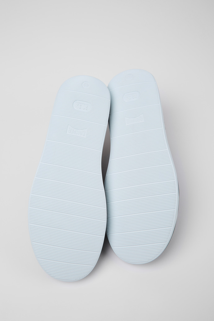 Wagon Blue textile and nubuck shoes for men