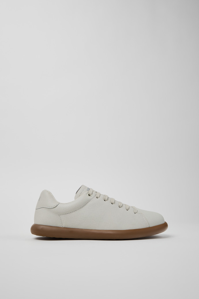 Pelotas Soller White Leather Sneakers for Women.