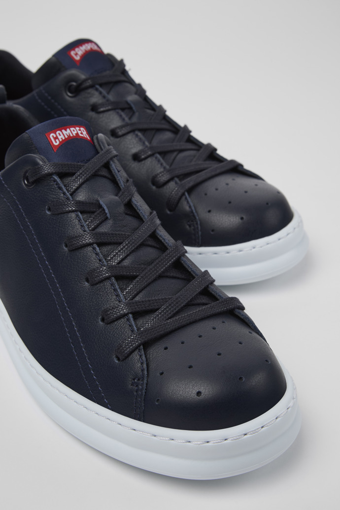 Runner Blue Leather Men's Sneakers.